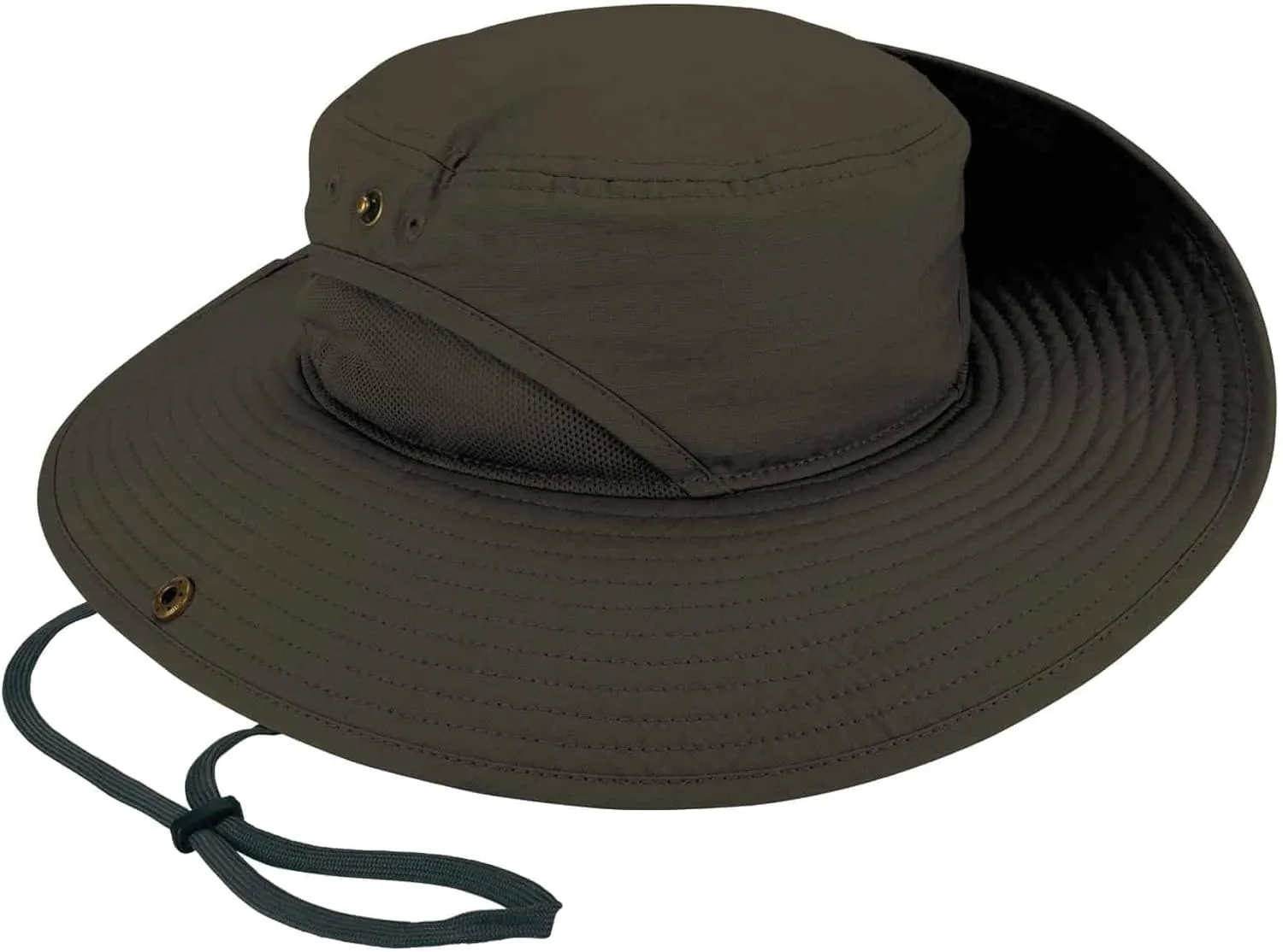 Ergodyne Chill Its 8936 Lightweight Ranger Hat with Breathable Mesh Paneling, UPF 50  Sun Protection Olive Large/ Extra Large