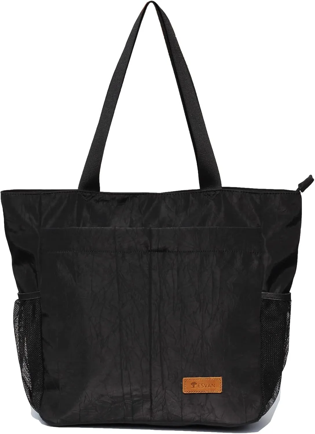 ESVAN Original Floral Tote Bag Large Shoulder Bag with Multi Pockets for Gym Travel Beach Daily Bags