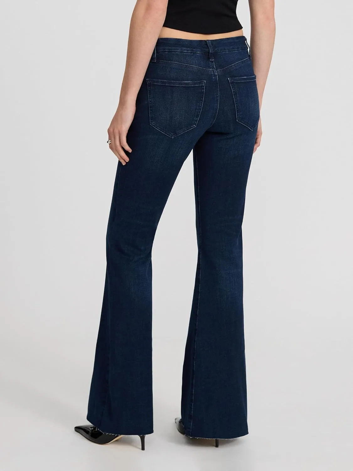 EXPRESS Womens Flex X MID Rise 70S Flare Jeans
