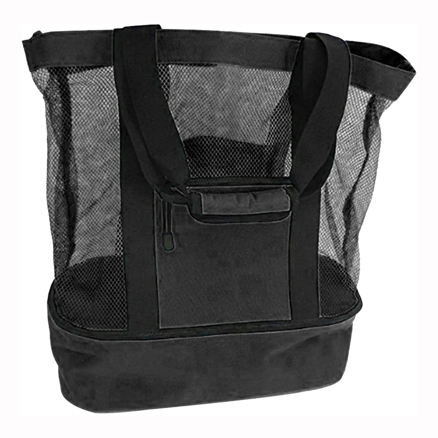 Extra Large Mesh Beach Bag with Cooler Compartment
