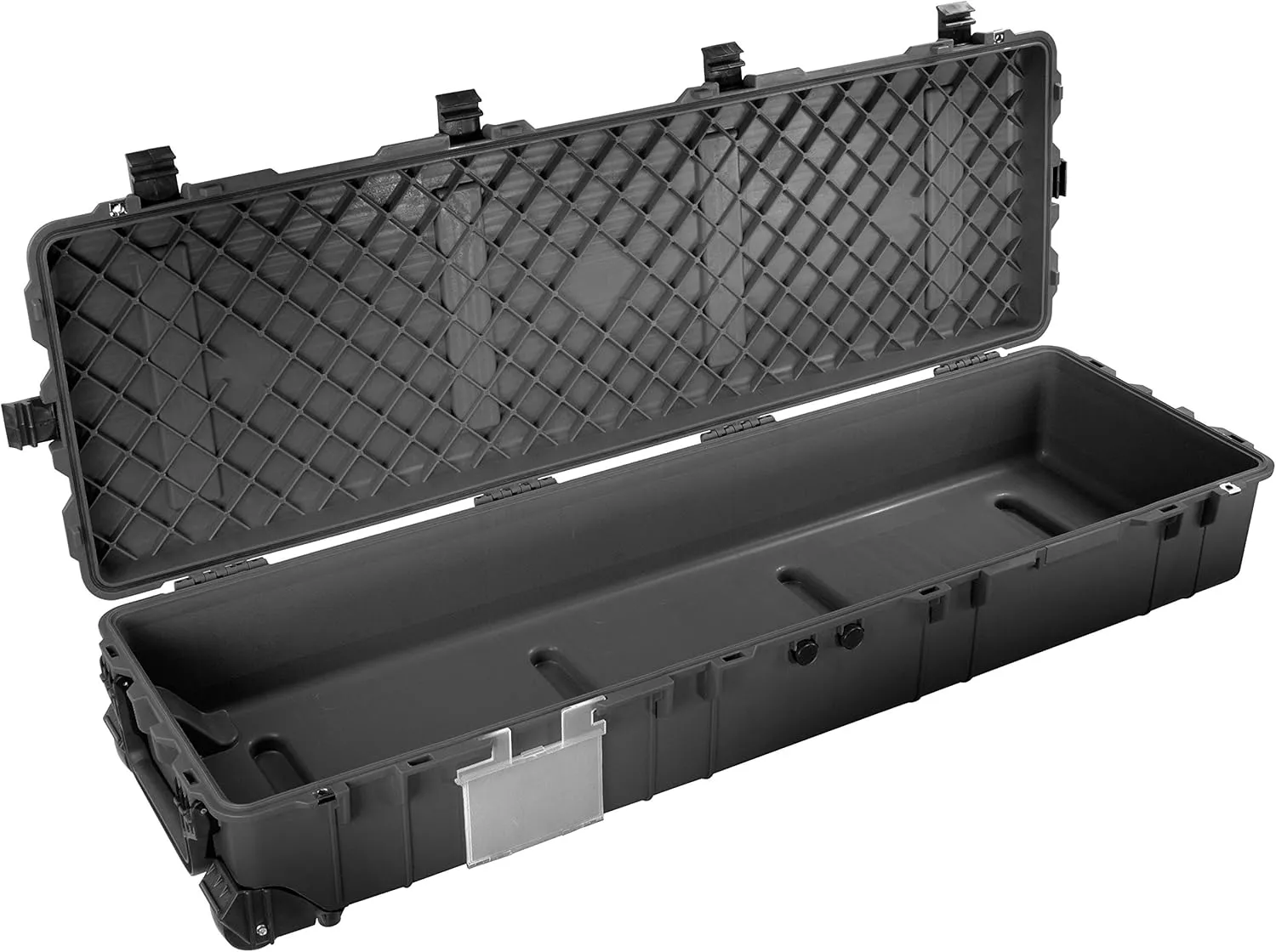 Eylar XXXL 57 Inch Heavy Transport Roller Rifle Hard Case with Foam, Mil-Spec, Waterproof & Crushproof, Auto-Pressure Valve with Lockable Fittings TSA Standards