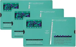 EZ-5703-3 E-Z Grader Rectangle Shaped Score Up To 95 Questions, 3 Packs