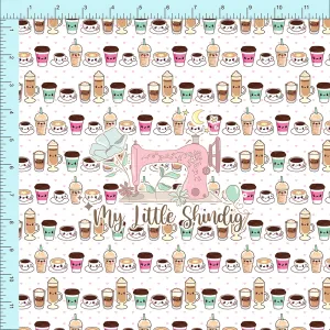 Fabric Club Month 08 - Love You More Then Coffee (preorder)