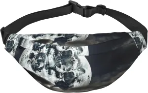 Fanny Pack Belt Bag Moon Waist Bag for Women Sling Bag Waist Packs for Workout Traveling
