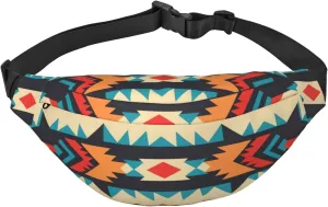 Fanny Pack for Women Men Crossbody Waist Packs Native American Belt Bag Hip Bum Bag for Running Hiking