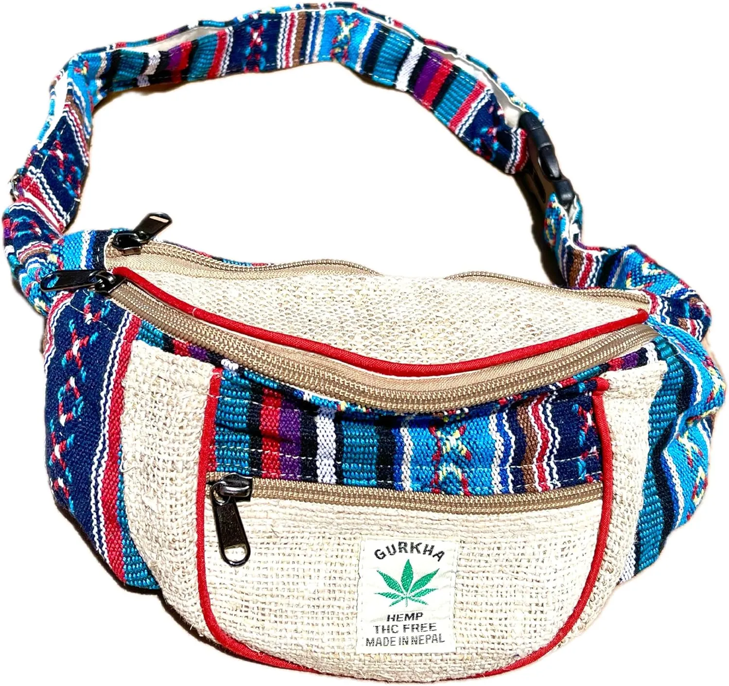 Fanny Pack Unique design Fanny Pack Hippie Bag Hip Bag Waist Pack Bag Festival Bag Travel West pack / 100% Himalaya Hemp| FAIR TRADE | Handmade with Love