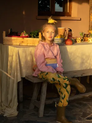 fannypack small | farmhouse | corduroy | pear jam   blooming purple
