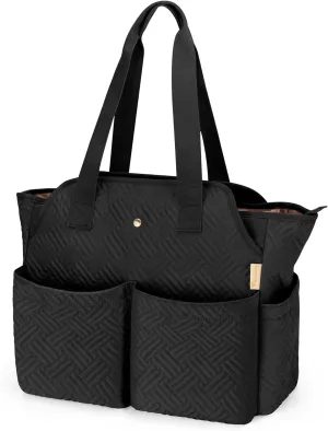 Fasrom Laptop Tote Bag for Women, 15.6 Inch Work Purse with Pockets, Professional Shoulder Bag for Office & Travel