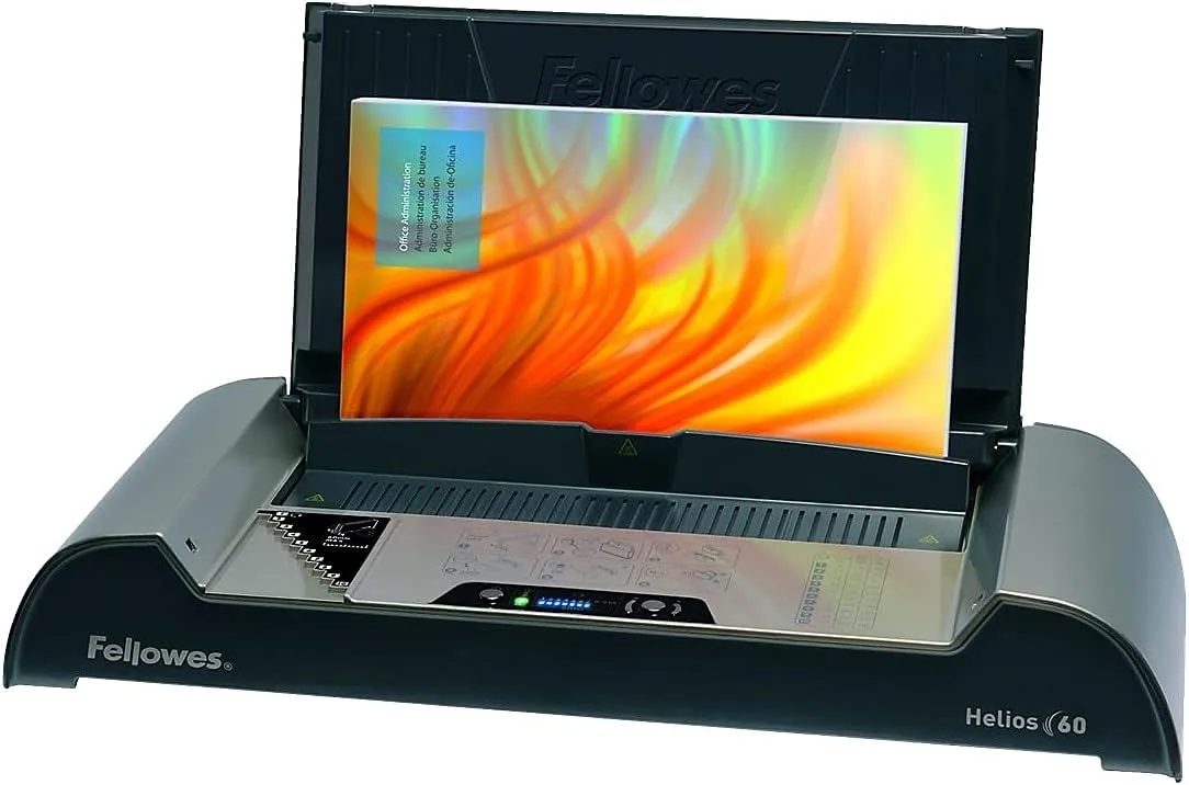 Fellowes Thermal Binding Machine, Helios 60, Platinum/Graphite (5219501)
