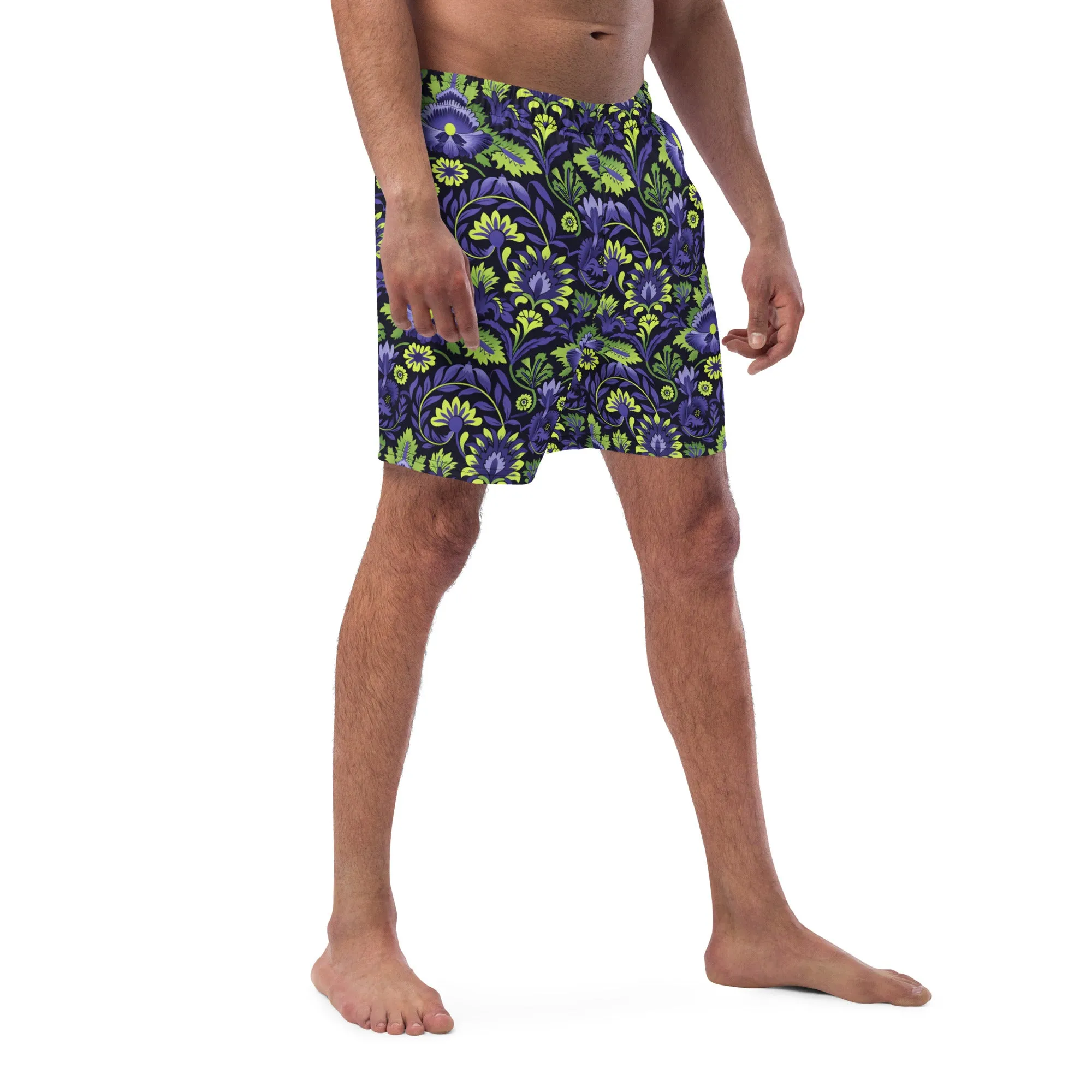 Fierce Mens Swim Trunks Quick Dry Swim Shorts with Mesh Lining