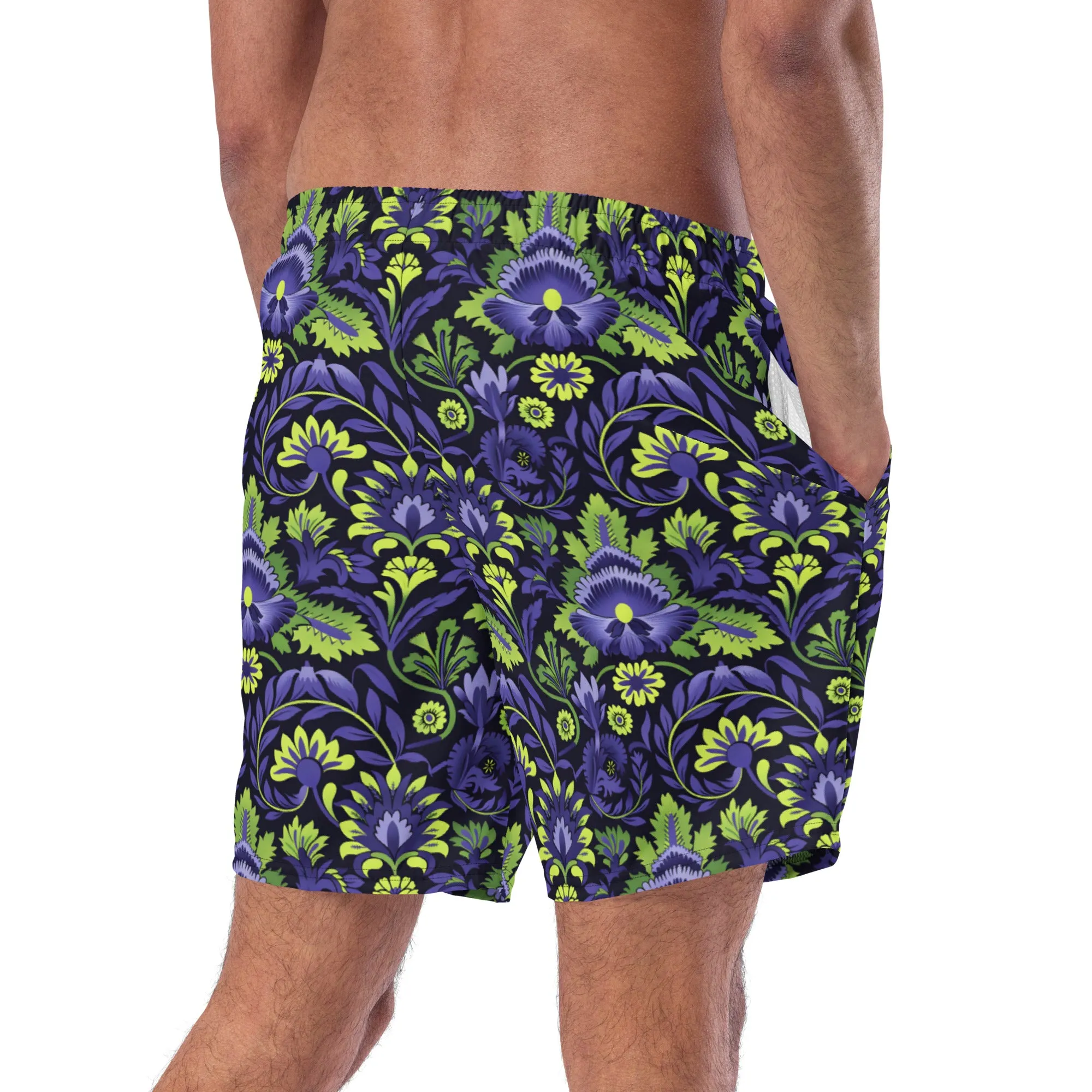 Fierce Mens Swim Trunks Quick Dry Swim Shorts with Mesh Lining