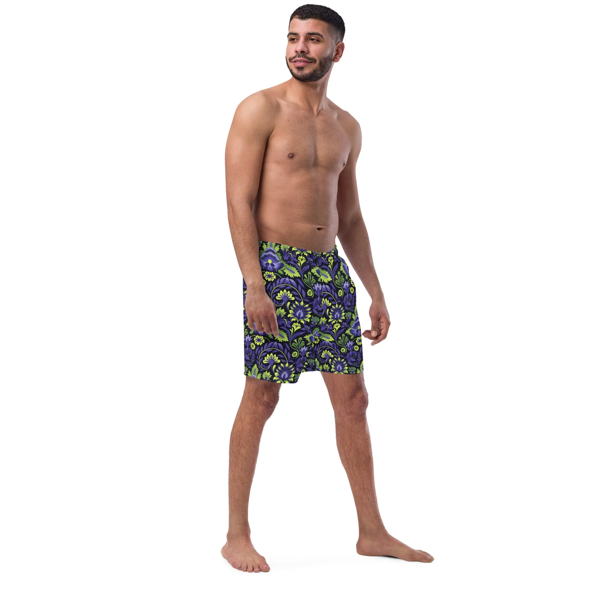 Fierce Mens Swim Trunks Quick Dry Swim Shorts with Mesh Lining