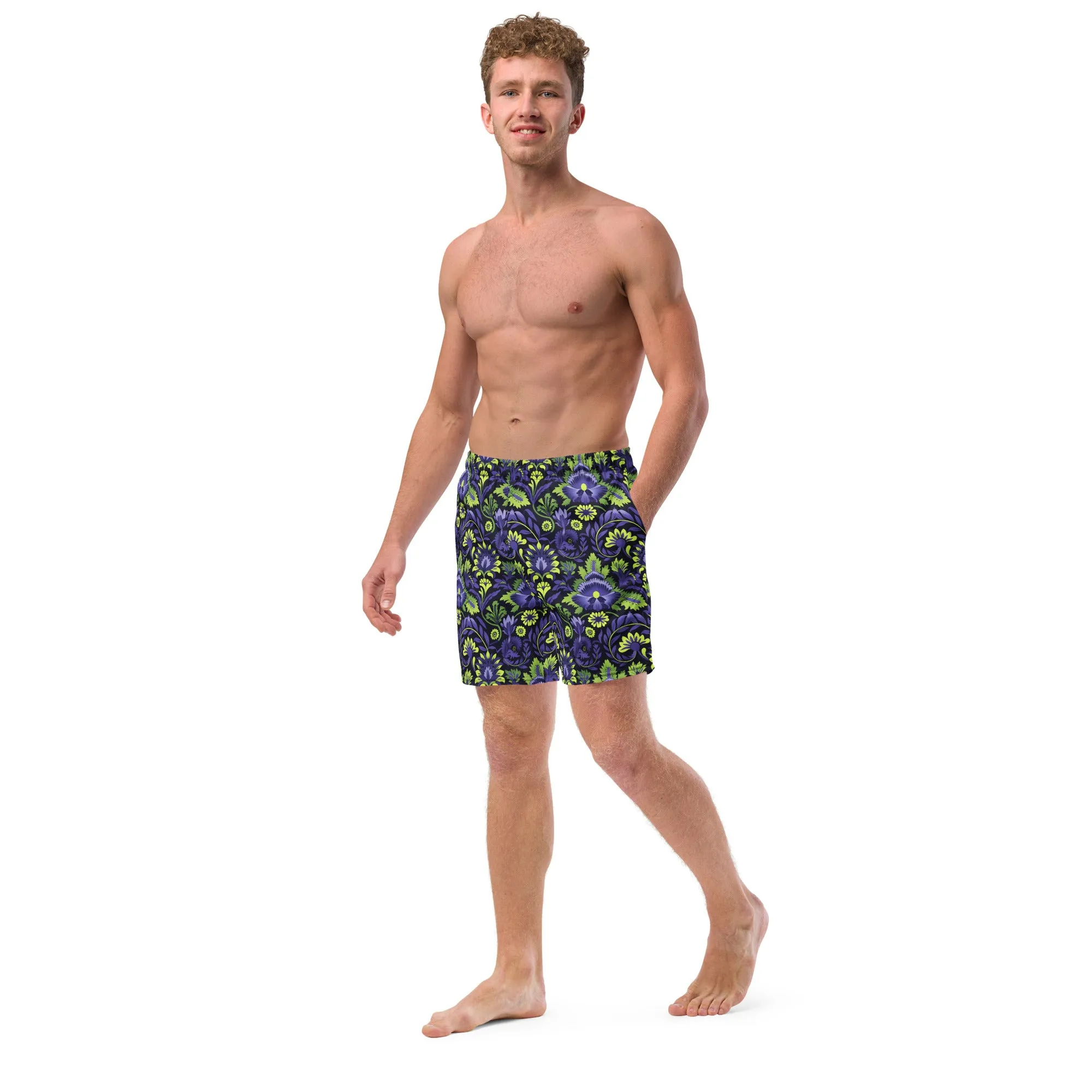 Fierce Mens Swim Trunks Quick Dry Swim Shorts with Mesh Lining
