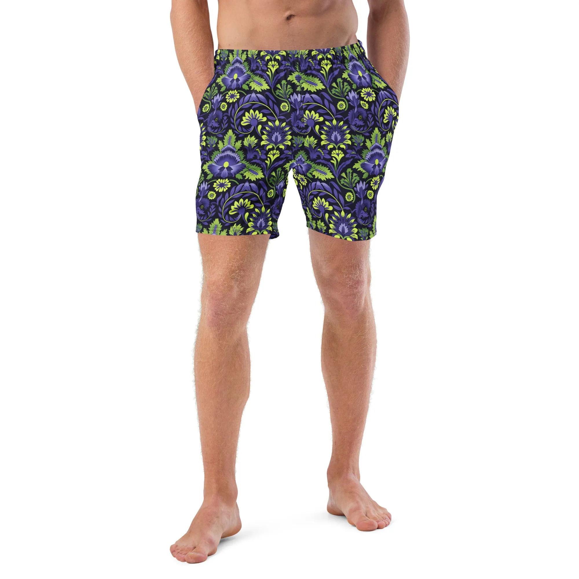 Fierce Mens Swim Trunks Quick Dry Swim Shorts with Mesh Lining