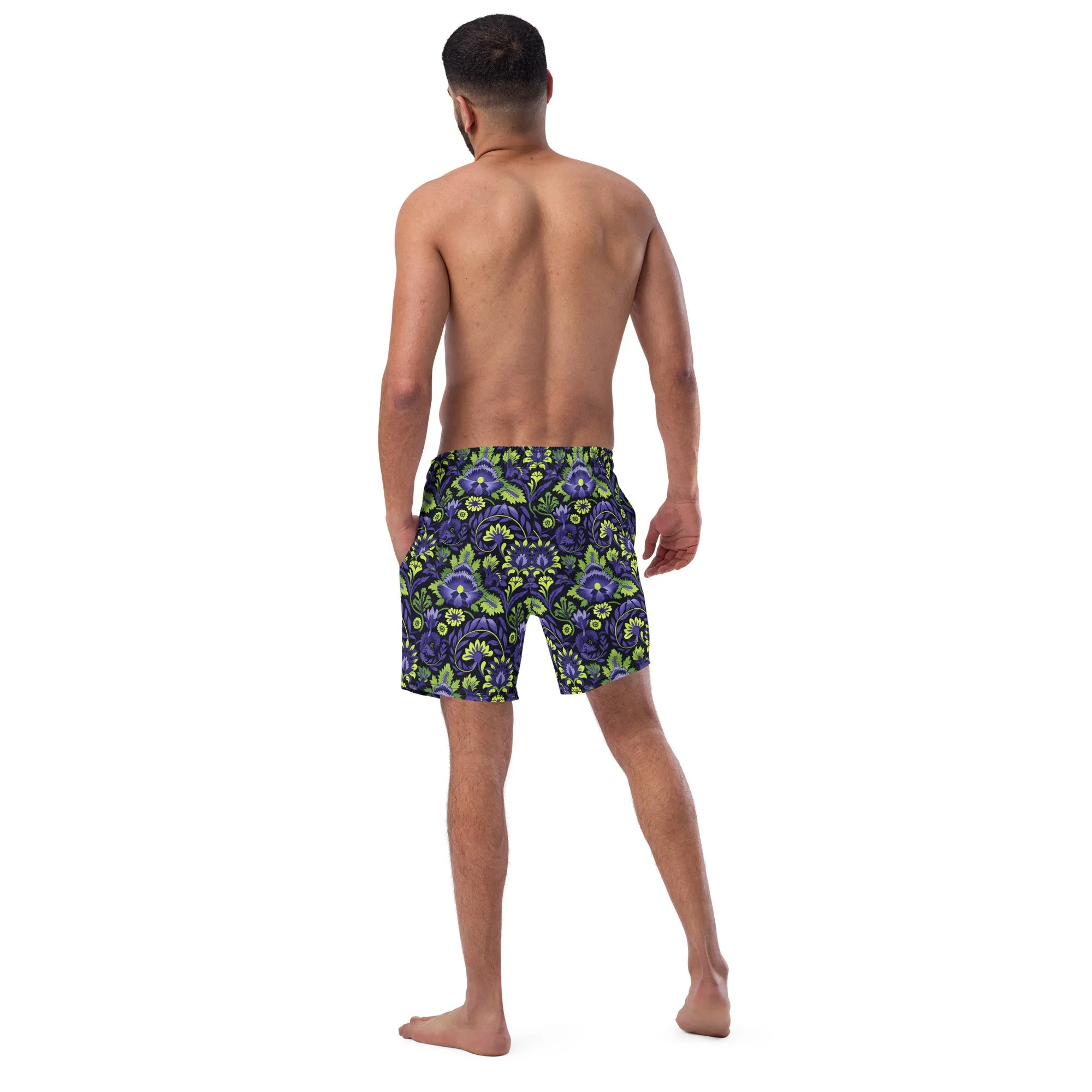 Fierce Mens Swim Trunks Quick Dry Swim Shorts with Mesh Lining