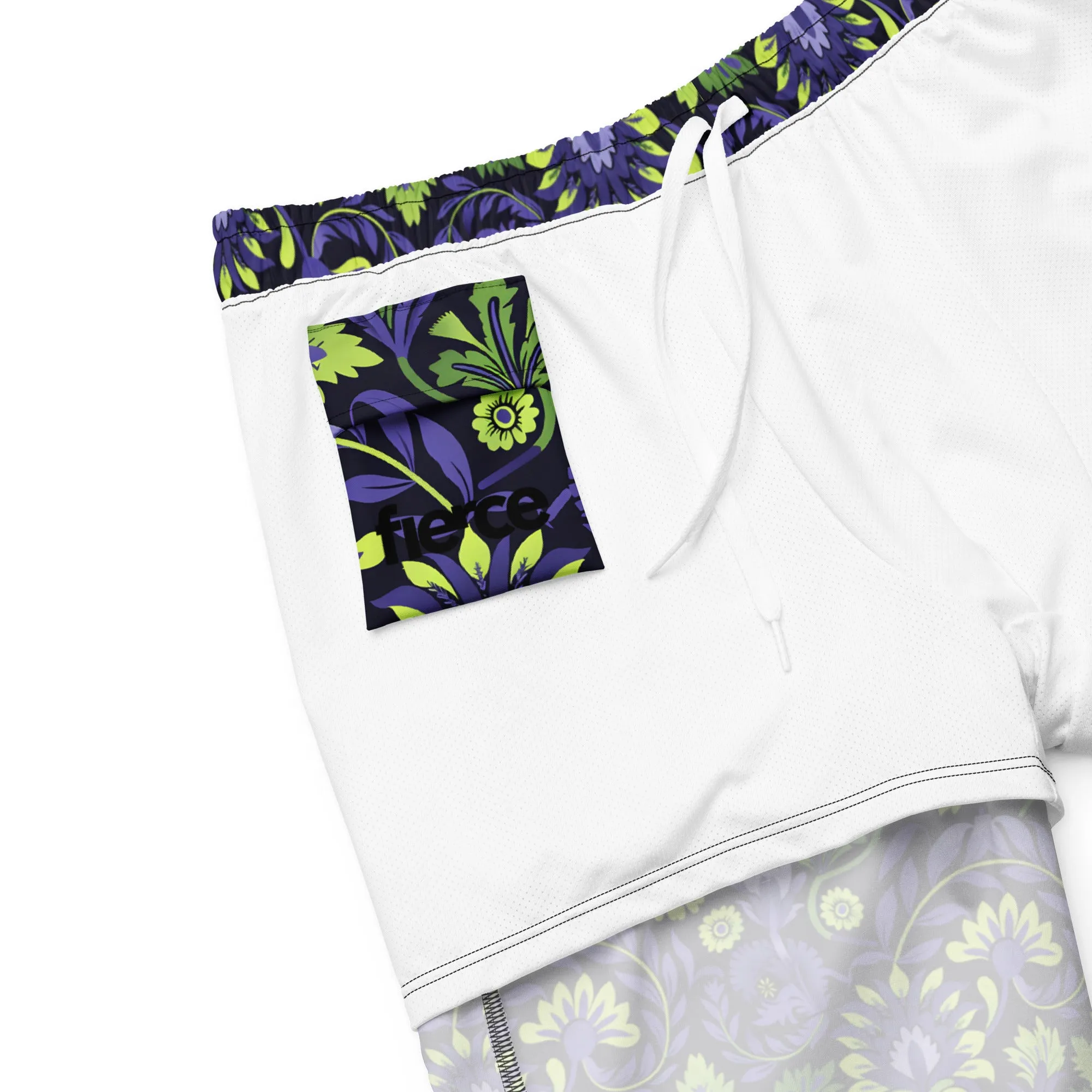 Fierce Mens Swim Trunks Quick Dry Swim Shorts with Mesh Lining