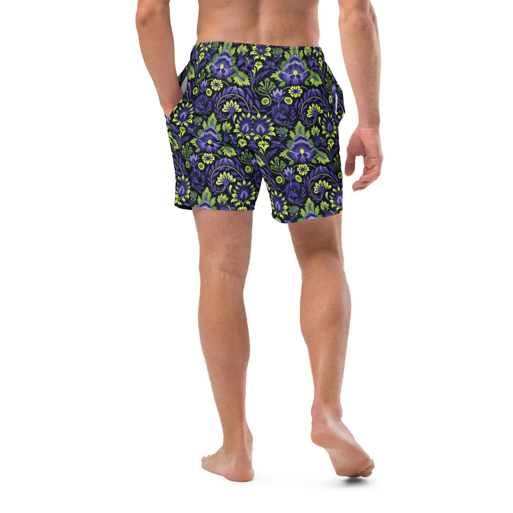 Fierce Mens Swim Trunks Quick Dry Swim Shorts with Mesh Lining