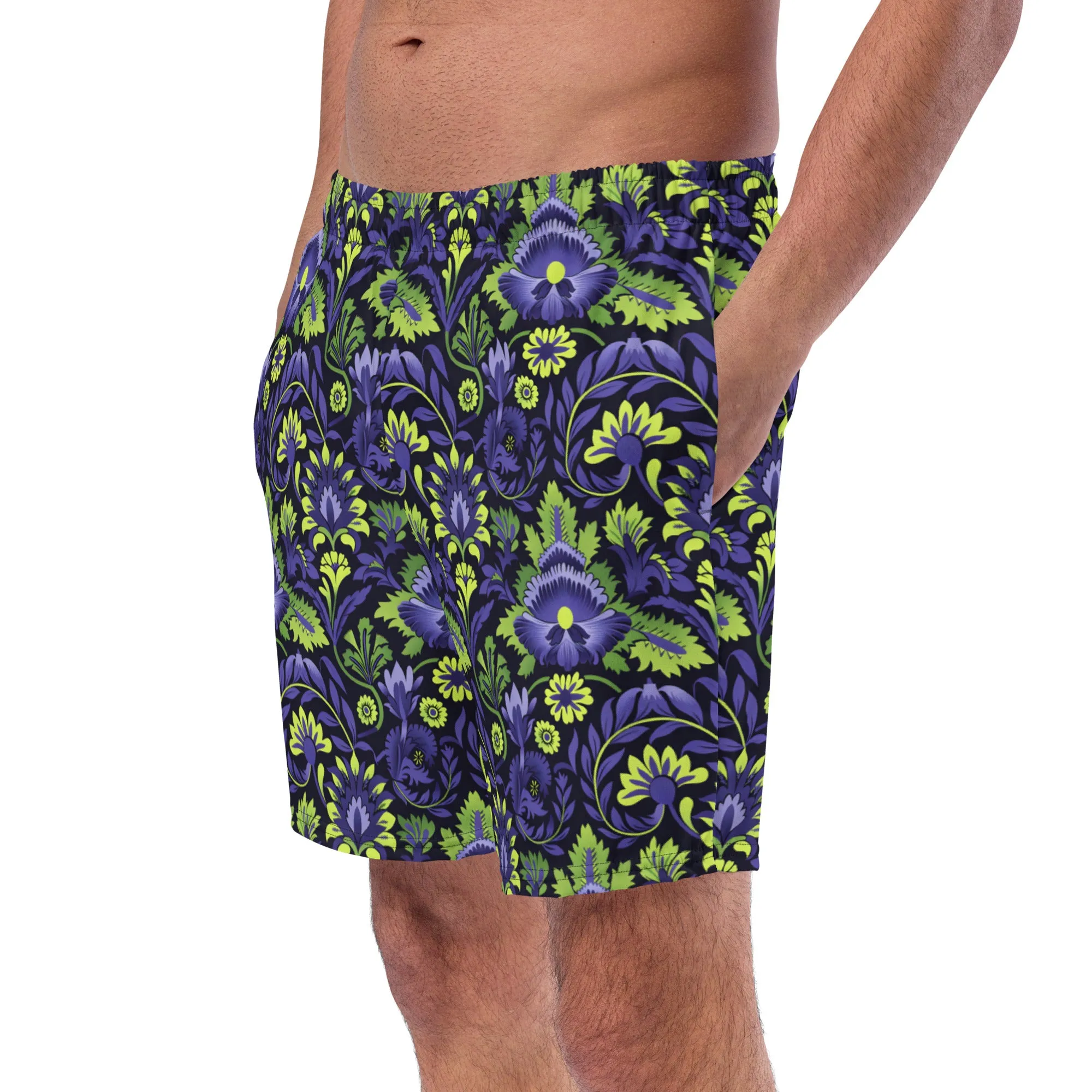 Fierce Mens Swim Trunks Quick Dry Swim Shorts with Mesh Lining