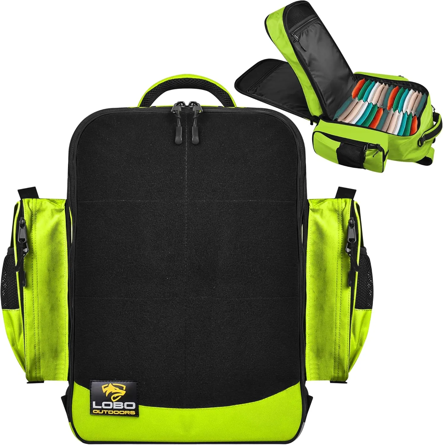 FIGHTSENSE Cornhole backpack for bags, Holds Up to 24 bags, Cornhole Carrying Case for Bags with Multiple Pockets