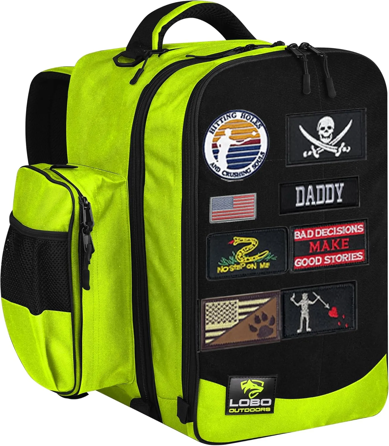 FIGHTSENSE Cornhole backpack for bags, Holds Up to 24 bags, Cornhole Carrying Case for Bags with Multiple Pockets