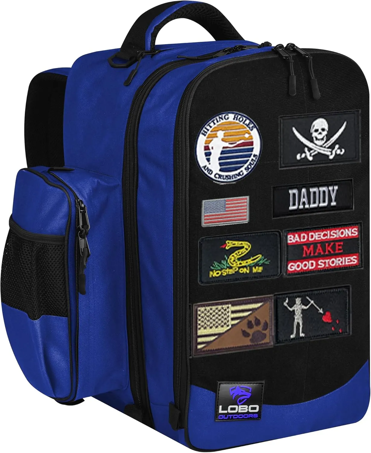 FIGHTSENSE Cornhole backpack for bags, Holds Up to 24 bags, Cornhole Carrying Case for Bags with Multiple Pockets