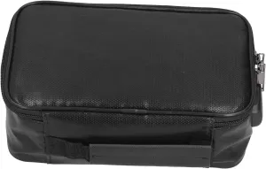 File Bag, Safe Certificate Storage Bag Fireproof with Lock for Hiking for Travel for Card for Money for Office