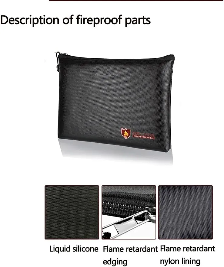 File Organizer Bags, Document Storage Bag Waterproof and Durable, Storage Pouch Credential Bag Diploma Storage Important Document and File Pocket, Laptop, Notebooks (Size : Medium)