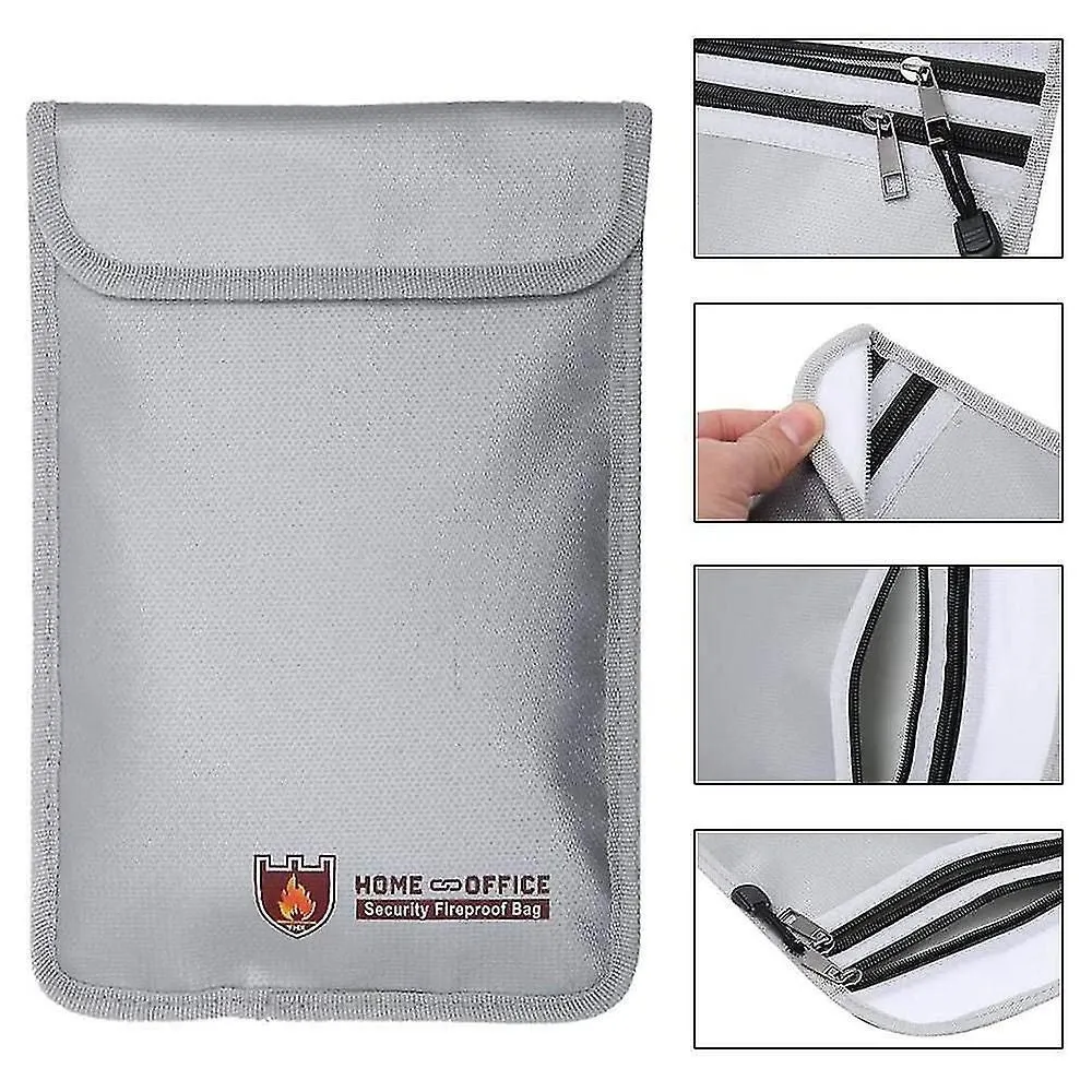 Fireproof Document Bag, Fireproof And Waterproof Envelope Holder, Protect Your