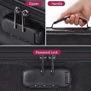Fireproof Document Bag Organiser Box with Lock