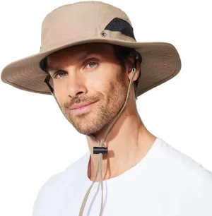 Fishing Hat for Mens Sun Hat Wide Brim Bucket Hat SPF UV Protection XL XXL Large Size Big Head Hiking Beach Safari