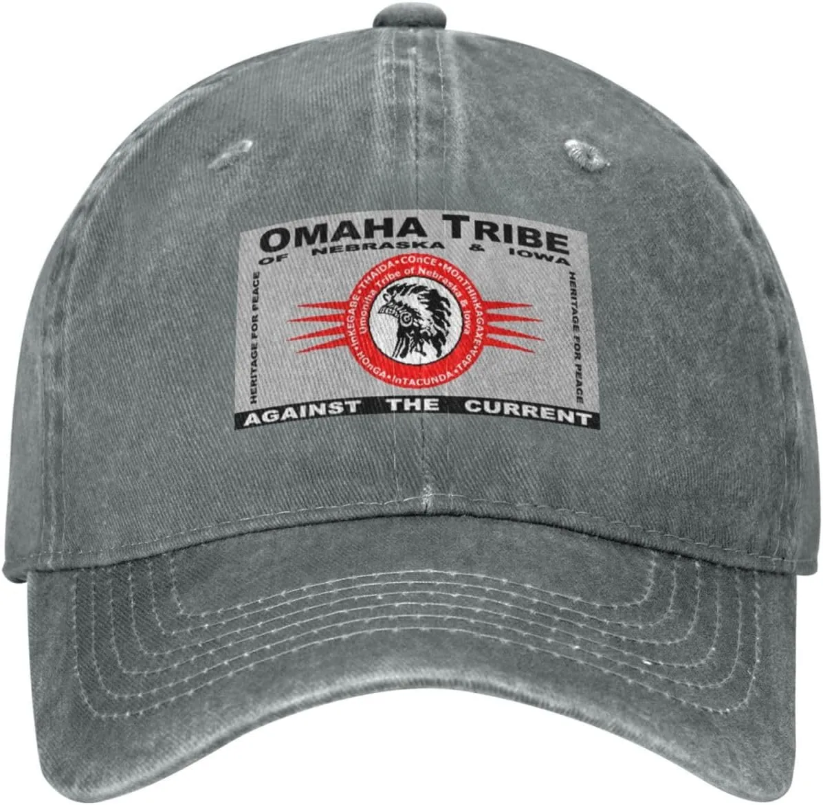 Flag of The Omaha Tribe of Nebraska & Iowa Baseball Cap for Men Women Vintage Hat Trucker Hats Golf Caps