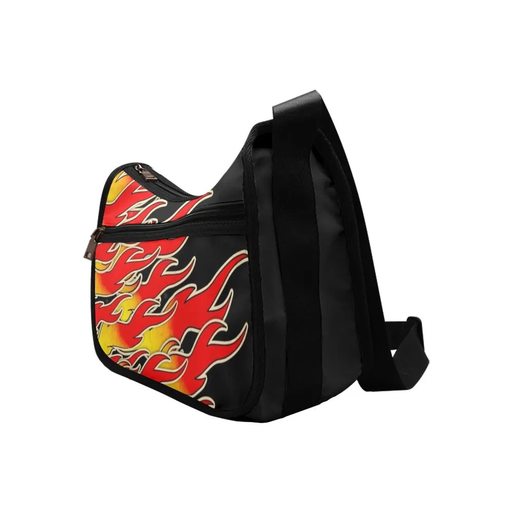 Flames - Crossbody Handbag