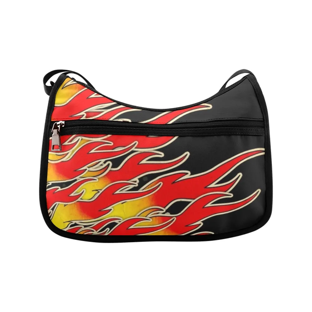 Flames - Crossbody Handbag