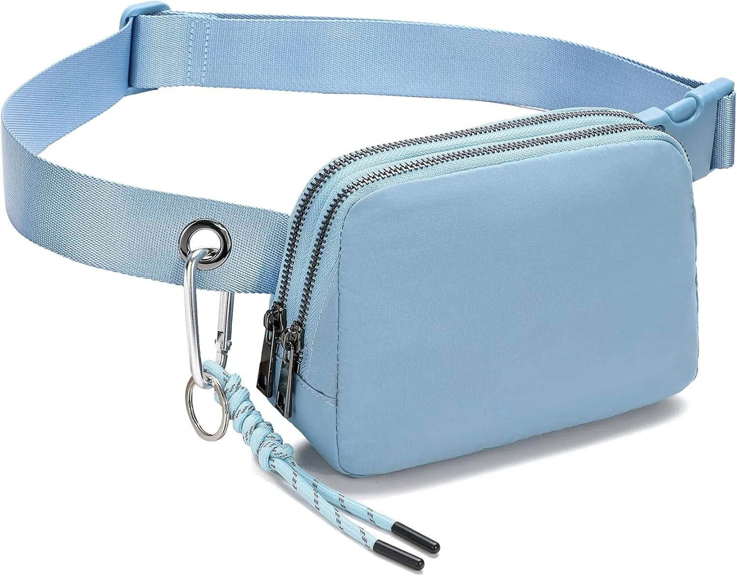 FODOKO Fanny Packs for Women Men, Fashionable Belt Bag Waist Pack for Women with Adjustable Strap, Bum Bag for Running Hiking Travel Workout Blue