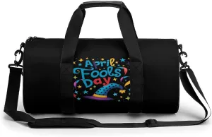 Funny April Fool's Day Gym Bag for Men Women Duffle Bags Travel Tote