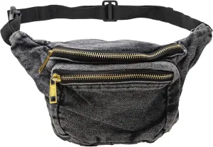 Funny Guy Mugs Fanny Pack - Dark Acid Wash - Retro Denim Waist Pack