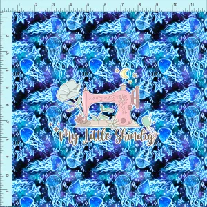 Galactic Jelly Blue (pre-order) - Fabric Club Month 15