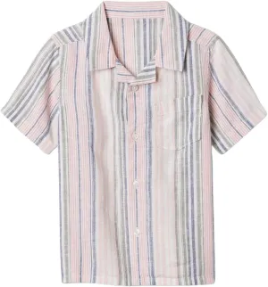 GAP Baby Boys' Linen Resort Top