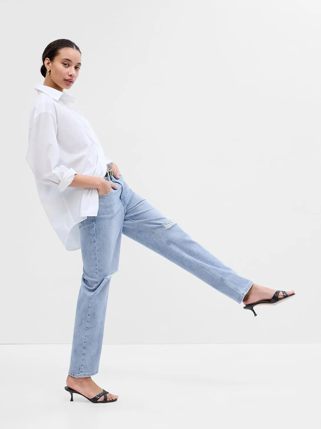 GAP Women's High Rise Loose Jeans