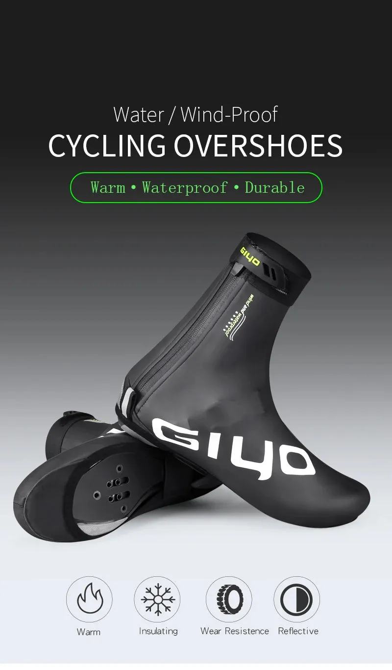 GIYO Waterproof Cycling Shoe Covers for MTB and Road Racing