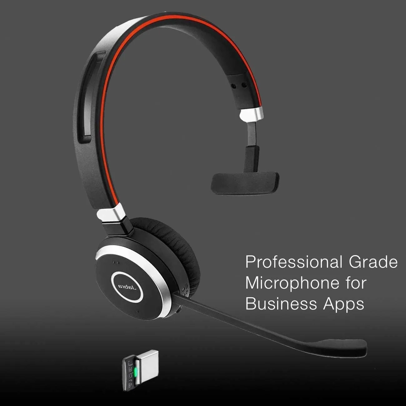 Global Teck Worldwide Jabra Evolve 65 Wireless Headset - Compatible with Teams, Zoom, Webex, Meet, Phone Calls, Video Meetings, Microphone Cushions, 6593-823-309 (Carton of 10)