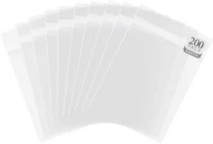 Golden State Art, 8.5"x 11" Acid-Free Crystal Clear Sleeves Storage Bags Fits 8.5x11 Prints, Photos, Artwork (Bag Size: 9 x 11 3/7 inches|200 Pack)
