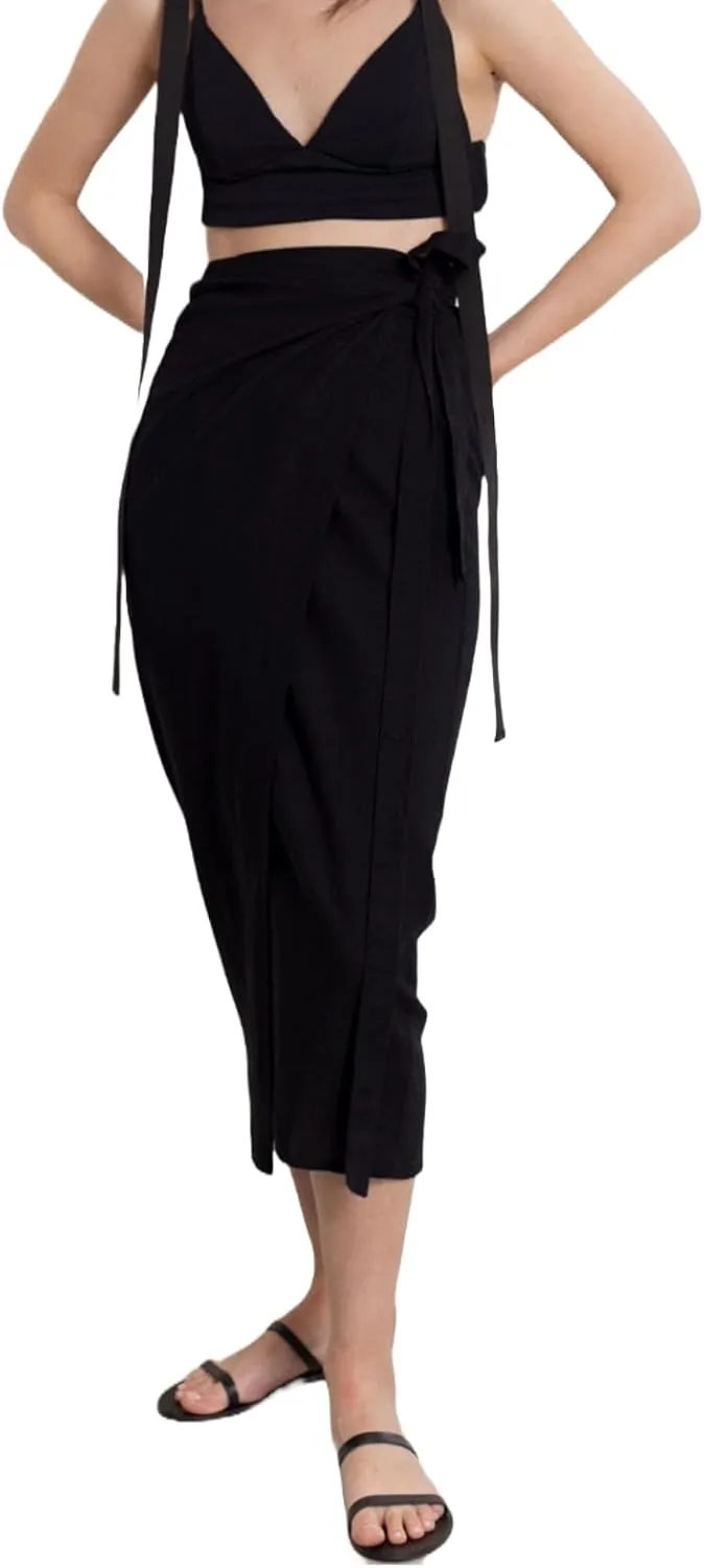 Gottex Beach Life Resort Pola Wrap Skirt Swimsuit Coverup for Women, Stylish Elegant and Versatile Beachwear Summer Essential