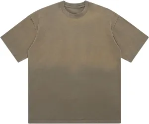Gradient T-Shirts for Men 2025 Fashion Short Sleeve Crew Neck Basic Tops Summer Casual Lightweight Athletic Blouse