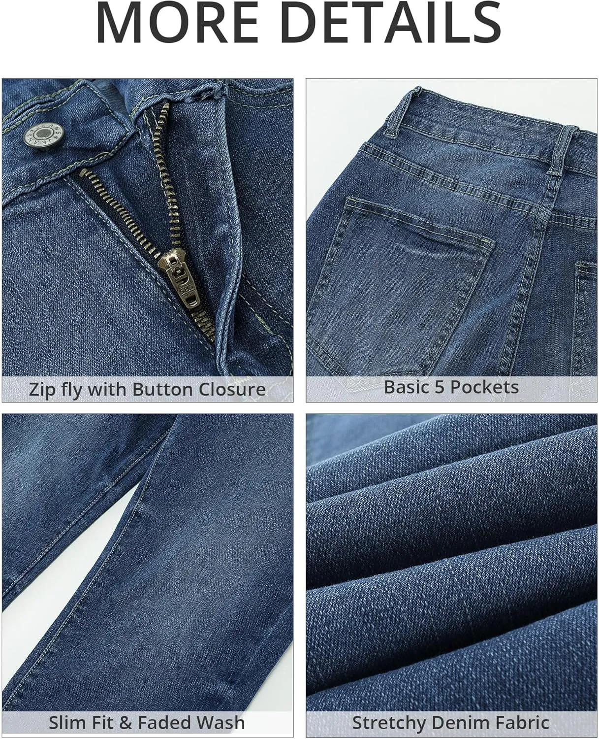 GRAPENT Capris Jeans for Women High Waisted Skinny Stretchy Denim Capri Pants Casual Cropped Jeggings Trousers