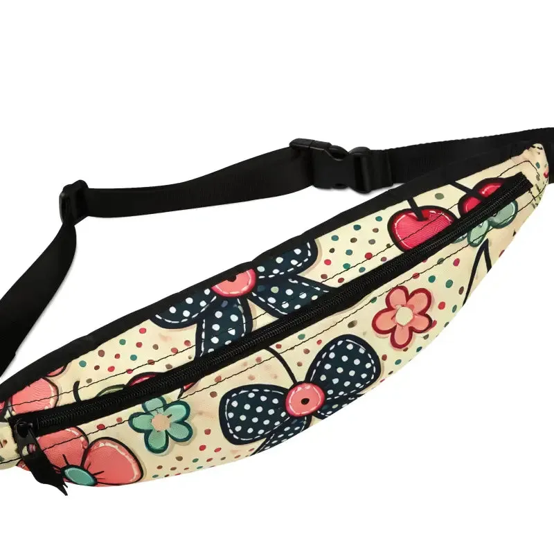 Groovy Vintage Floral Fanny Pack for Festival Vibes