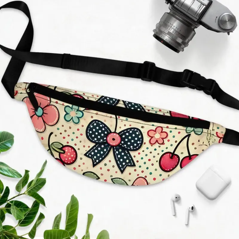 Groovy Vintage Floral Fanny Pack for Festival Vibes