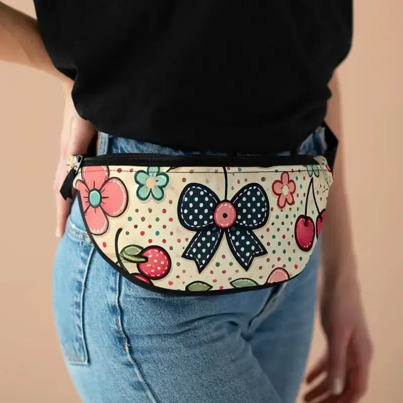 Groovy Vintage Floral Fanny Pack for Festival Vibes