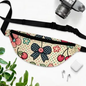 Groovy Vintage Floral Fanny Pack for Festival Vibes