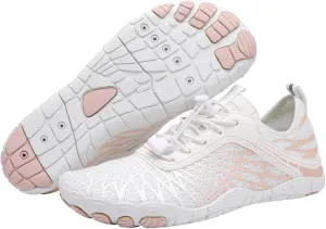 Grounded Footwear for Men Barefoot Shoes Women, Comfortable Lightweight Wide Toe Hike Shoes with Waterproof and Non-Slip